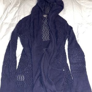 Navy cardigan